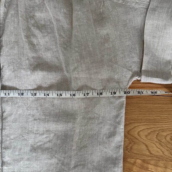 J.CREW BUTTON DOWN LINEN SHIRT, XSP - Picture 9 of 11